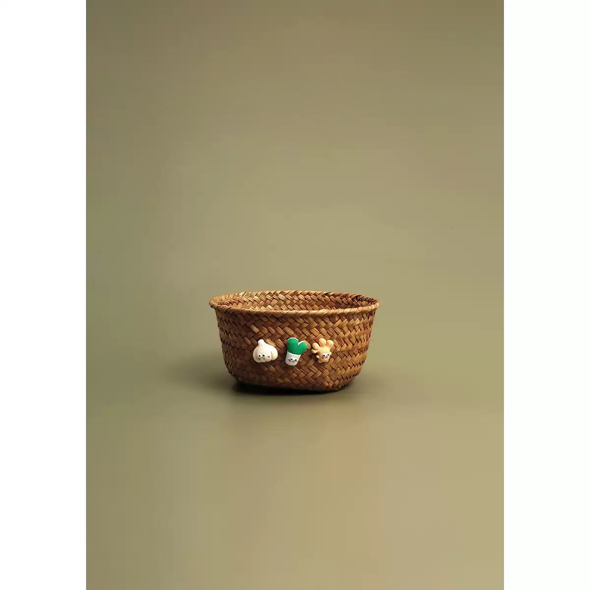 Cute Hand Woven Cotton Storage Basket