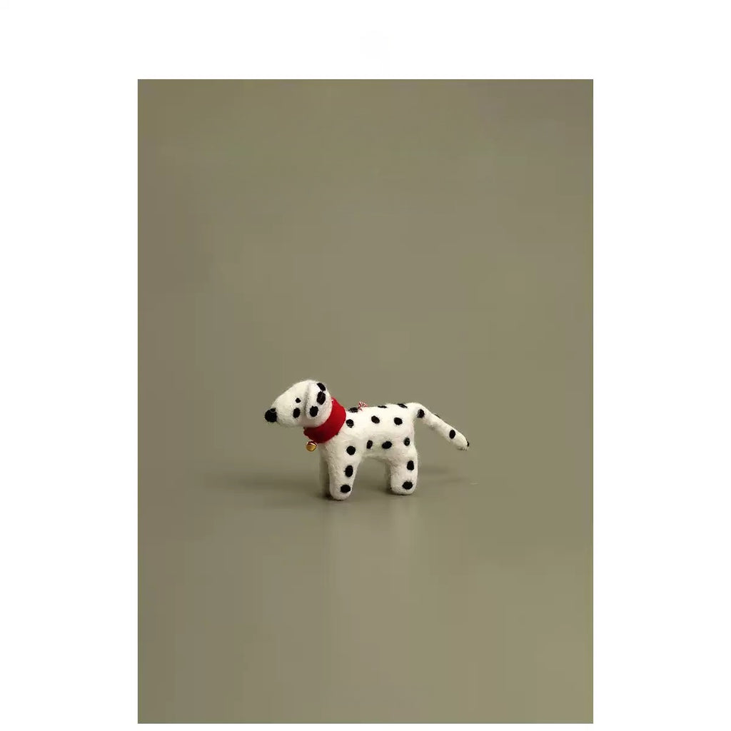 Dalmatian Felt Wool Ornament