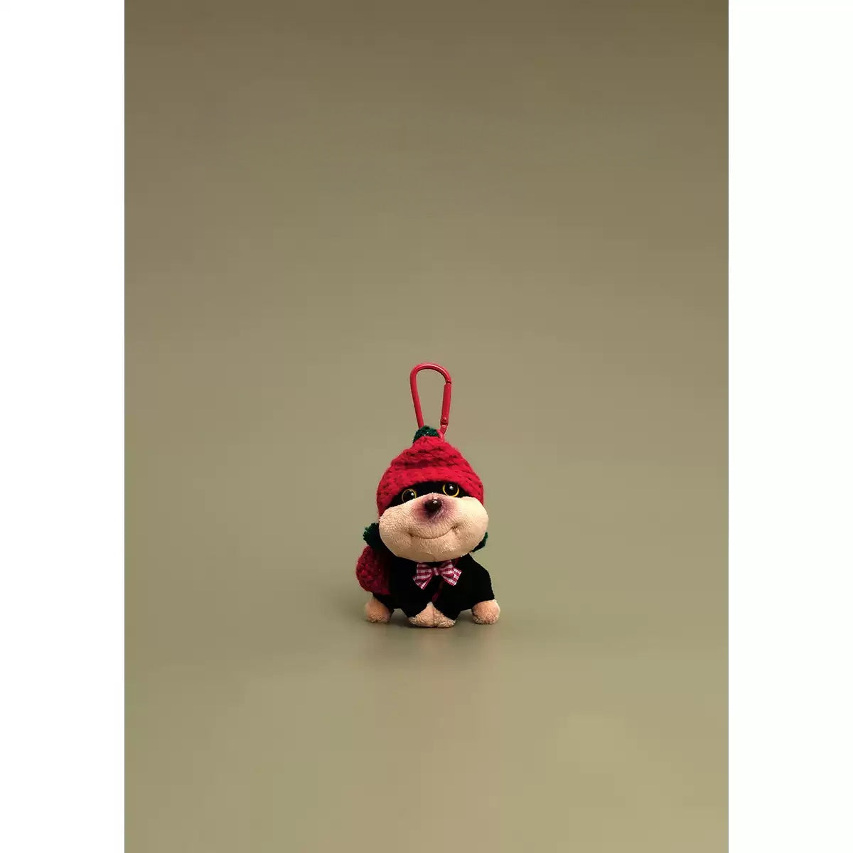 Cute Little Red Hat Puppy Bag Charm