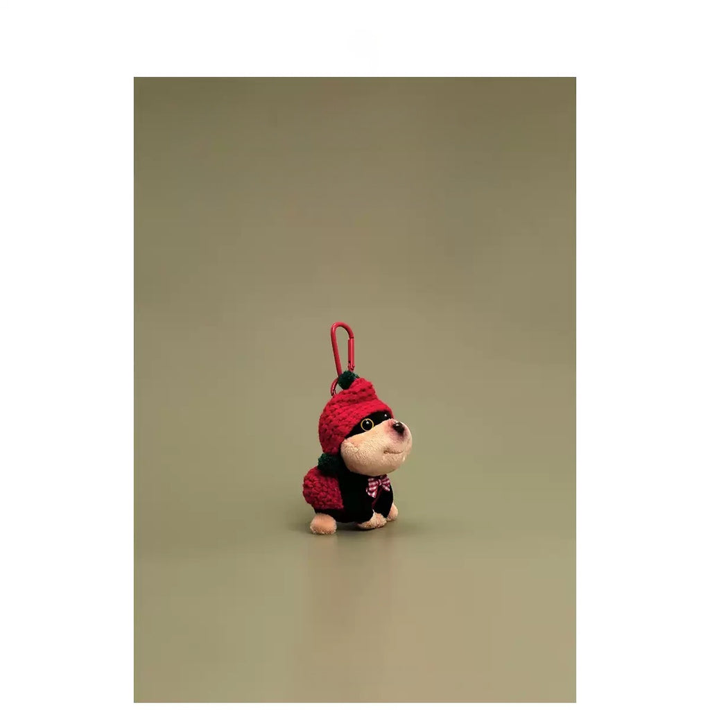 Cute Little Red Hat Puppy Bag Charm