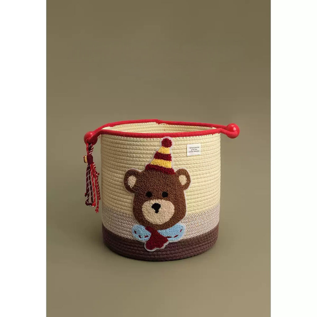 Fashion Bear Shaped Storage Bucket