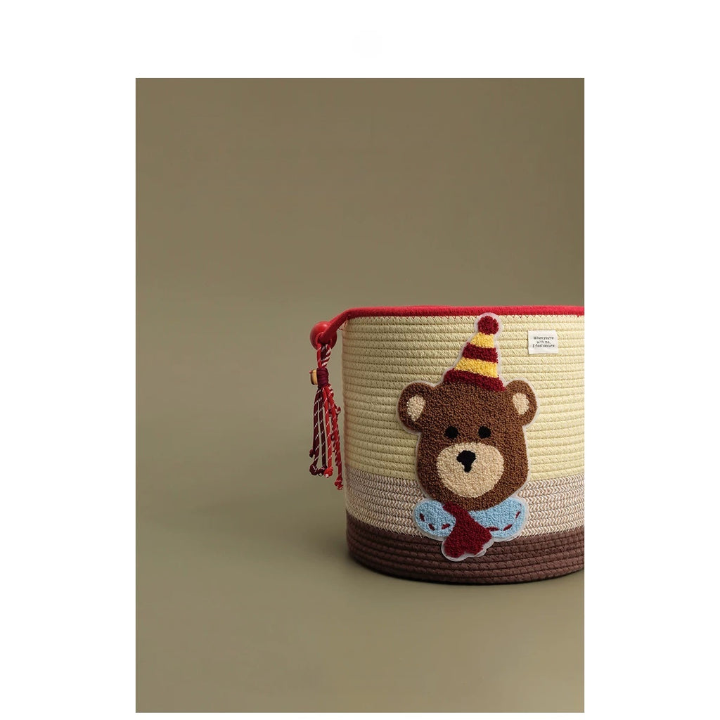 Fashion Bear Shaped Storage Bucket