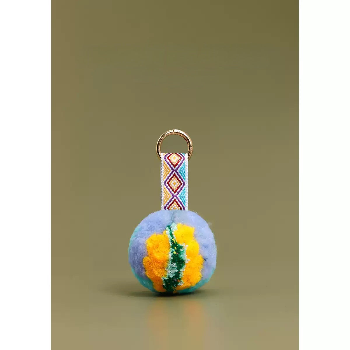 Ice Cream Wool Pom Pom Key chain