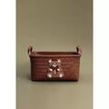 Cute Bear Shaped Rattan Storage Basket