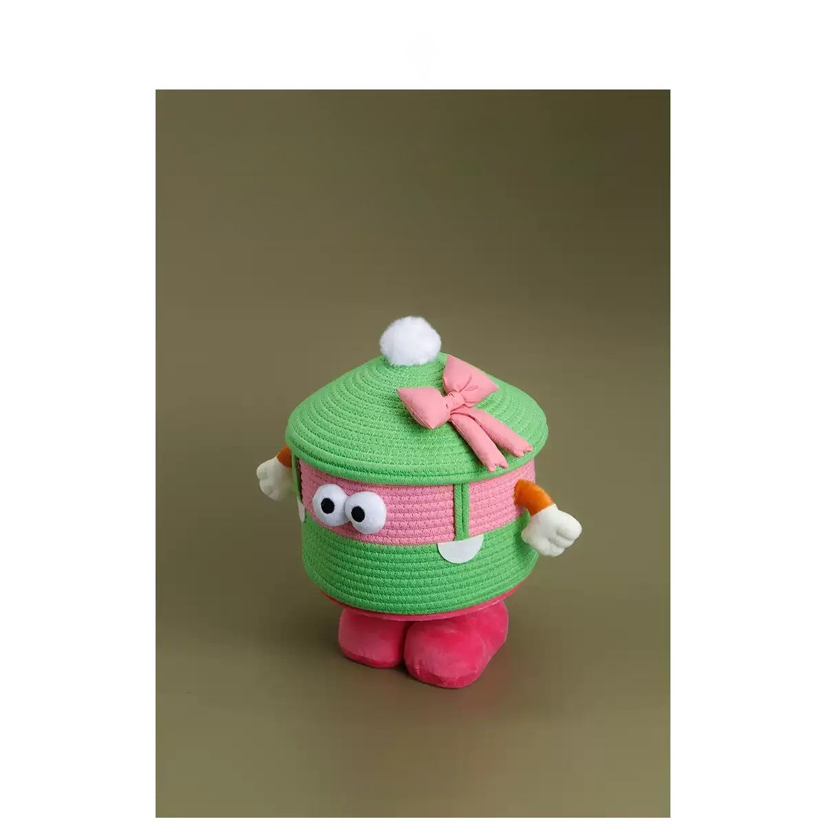 Cartoon Monster Woven Basket