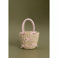 Summer Sweet Bow Woven Handbag