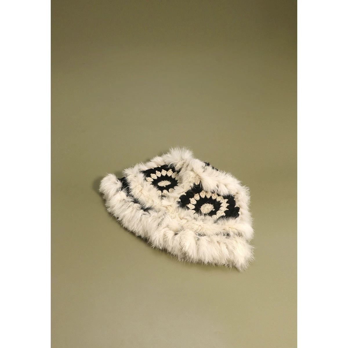 Women Handmade Plush Crochet Hat
