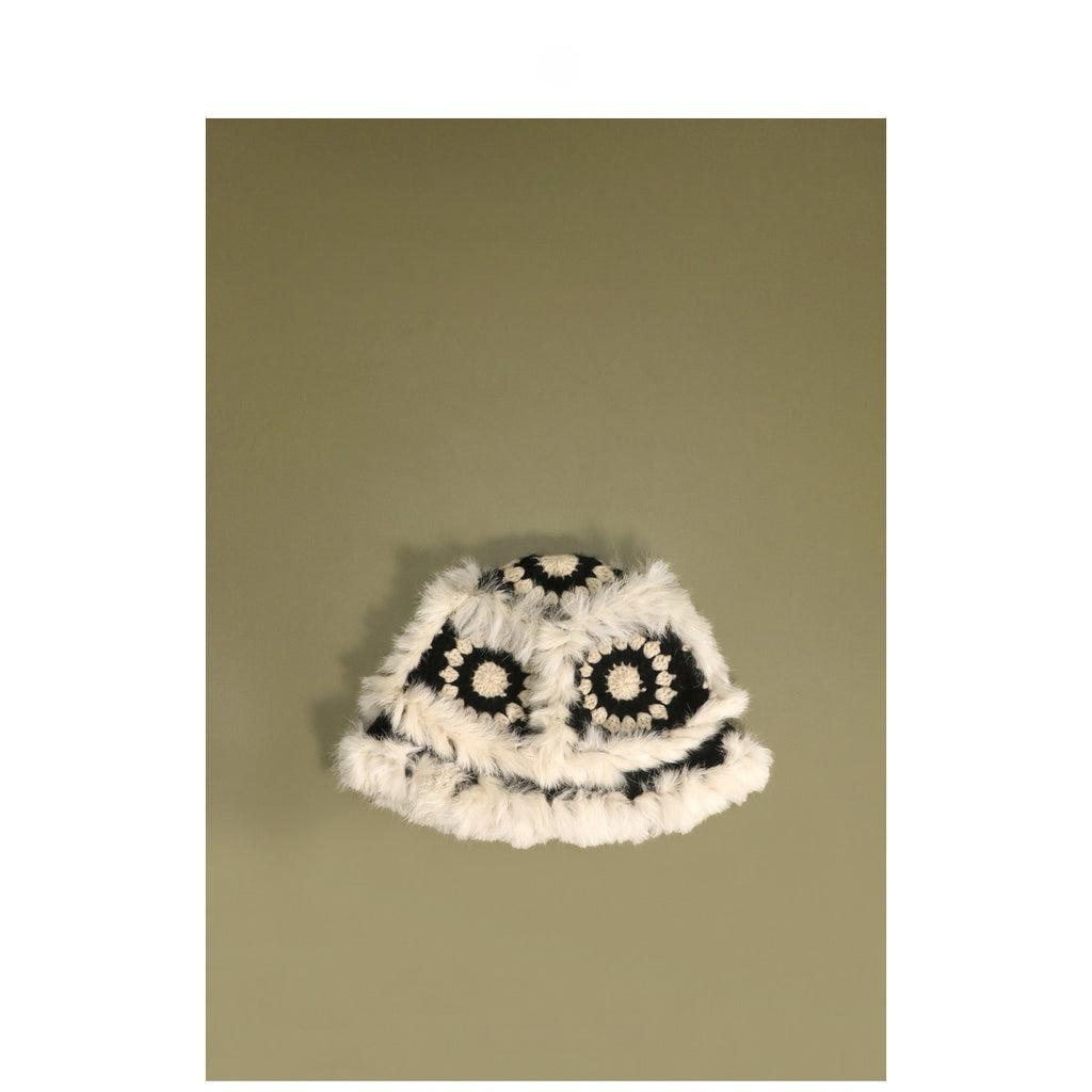 Women Handmade Plush Crochet Hat