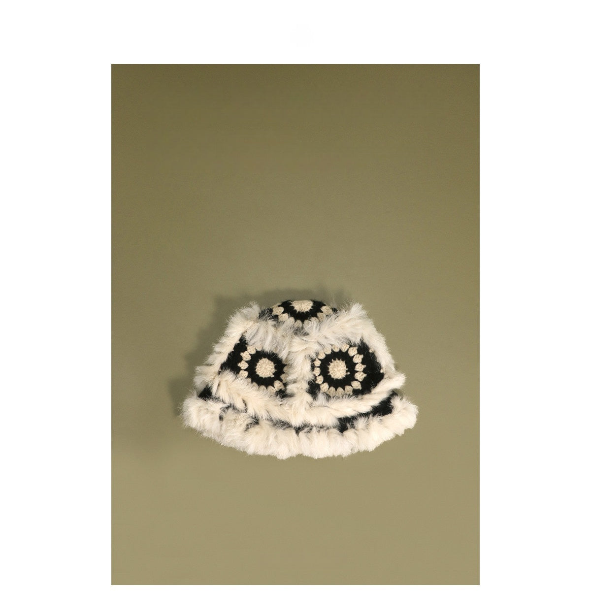 Women Handmade Plush Crochet Hat