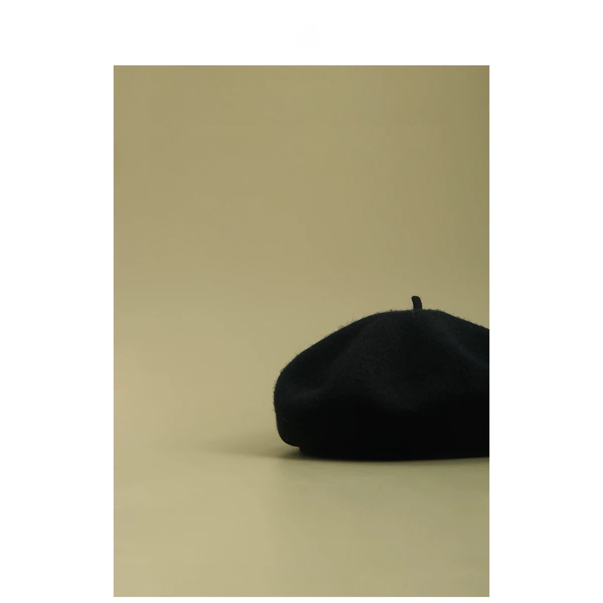 Sweet Solid Color Versatile Wool Beret For Women