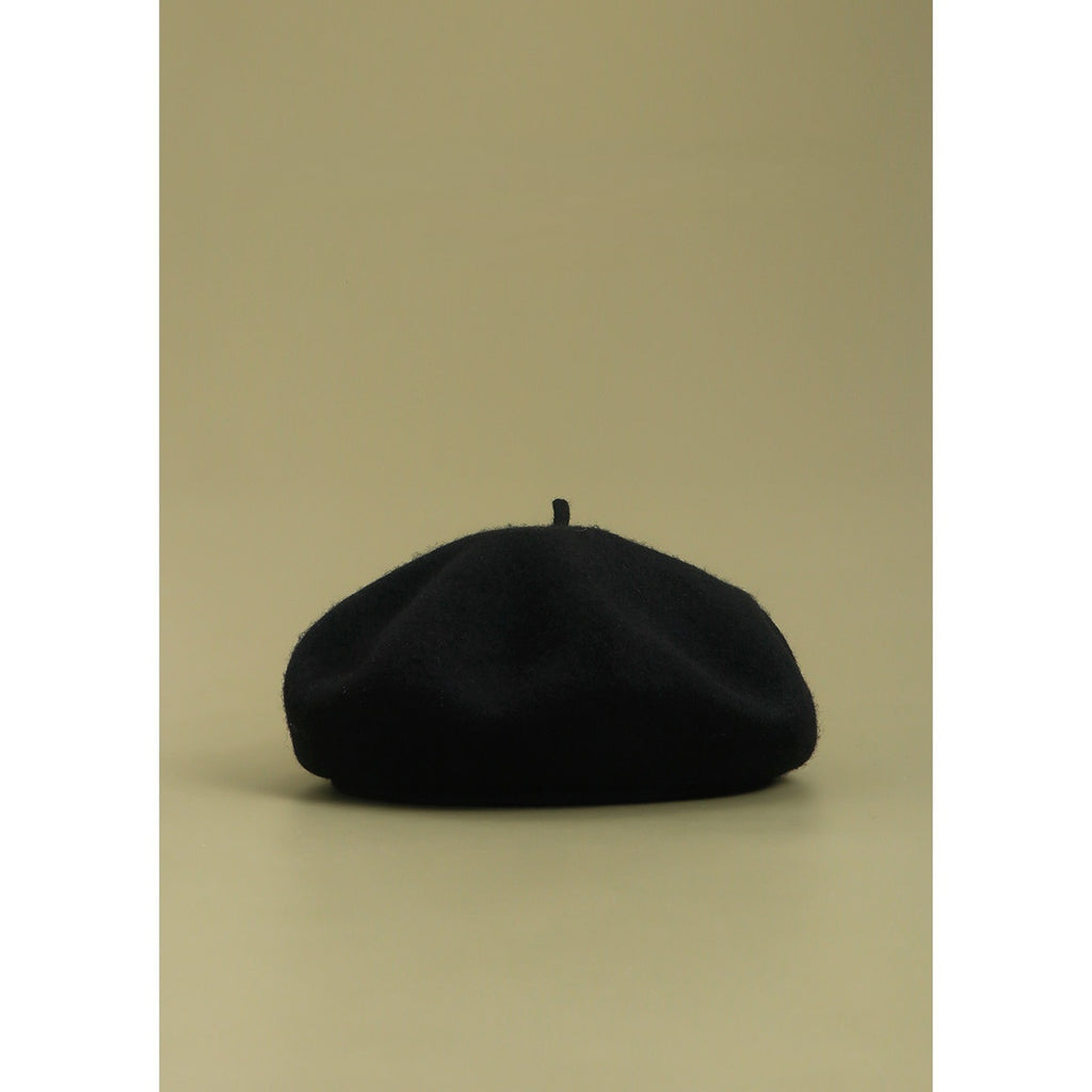 Sweet Solid Color Versatile Wool Beret For Women