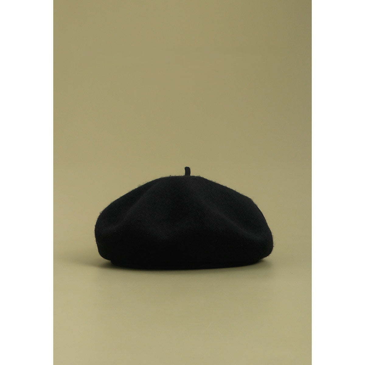 Sweet Solid Color Versatile Wool Beret For Women