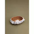 Heart Lace Trim Woven Storage Basket