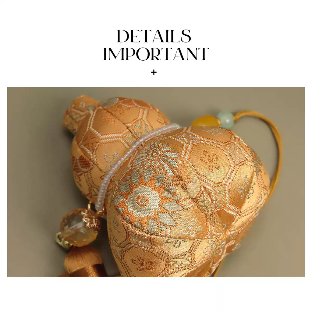 Gourd Embroidery Empty Sachet Hanging Fragrance Pouch