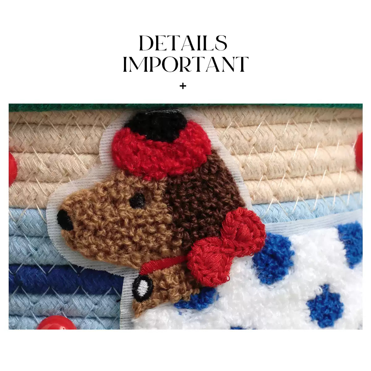 Green Dachshund Shaped Woven Storage Basket
