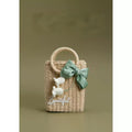 Lily of the Valley Rattan Handbag