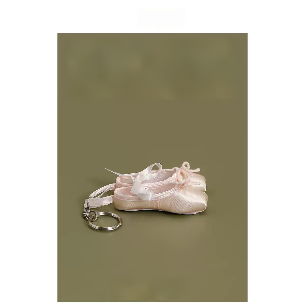 Ballet Pointe Shoes Keychain Charm