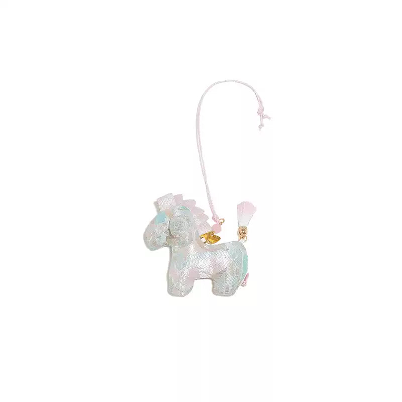 Pony Embroidery Fragrance Sachet Hanging Pendant