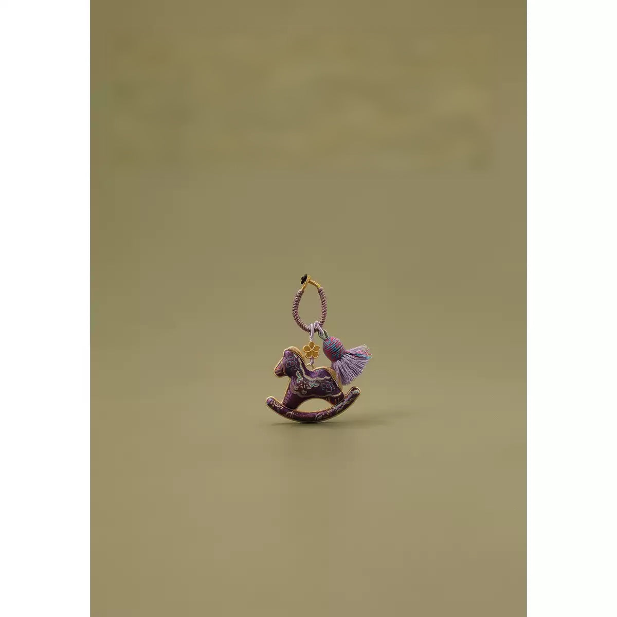 Rocking Horse Keychain Charm