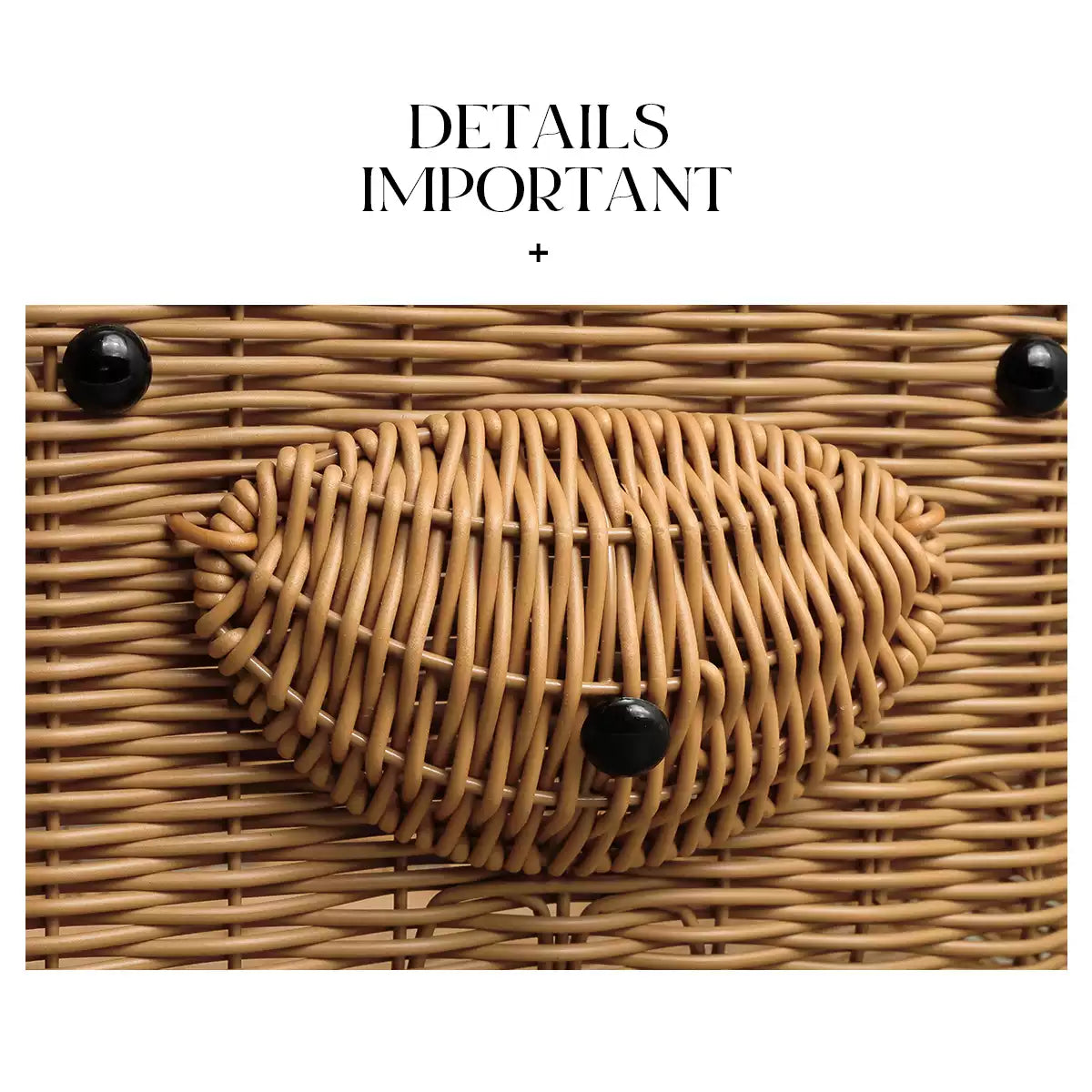 Cute Puppy Bear Woven Storage Basket